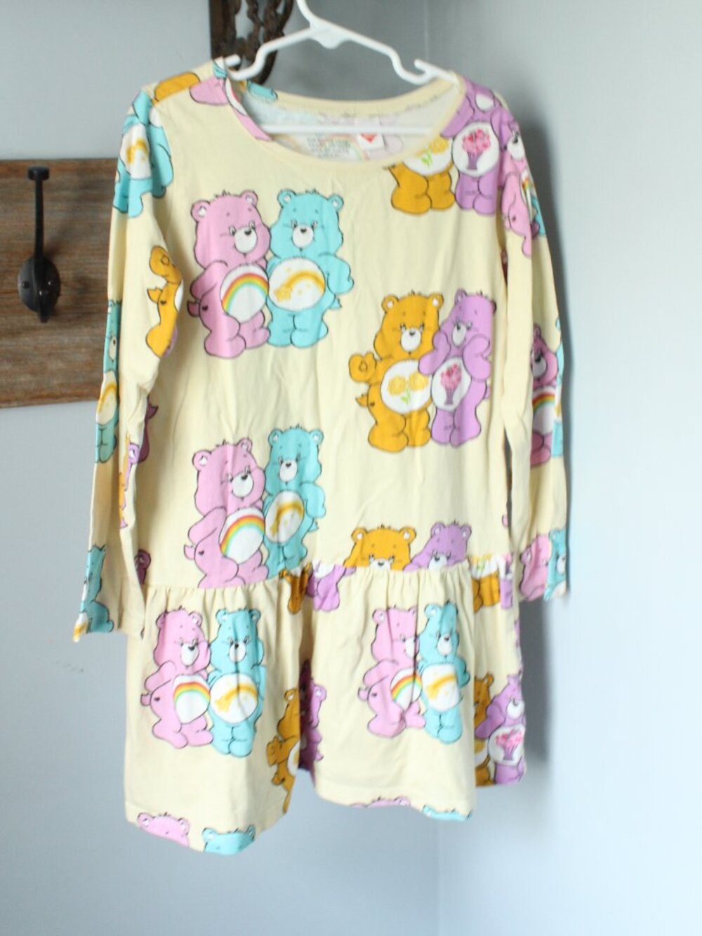 Care Bears L/S Dress Size 6X/7 H&M